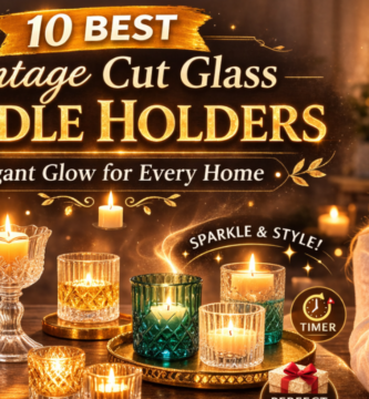 10 Best Vintage Cut Glass Candle Holders