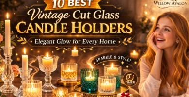 10 Best Vintage Cut Glass Candle Holders