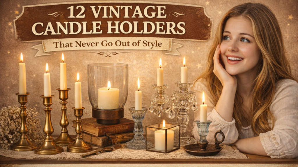 12 Vintage Candle Holders That Never Go Out of Style
