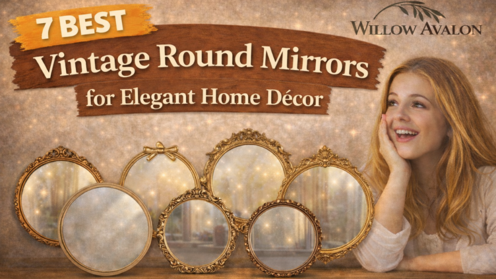 7 Best Vintage Round Mirrors for Elegant Home Décor