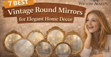 7 Best Vintage Round Mirrors for Elegant Home Décor
