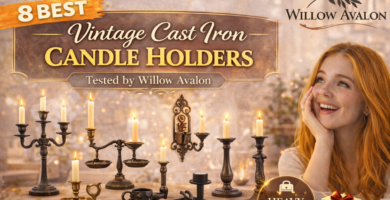 8 Best Vintage Cast Iron Candle Holders Tested by Willow Avalon