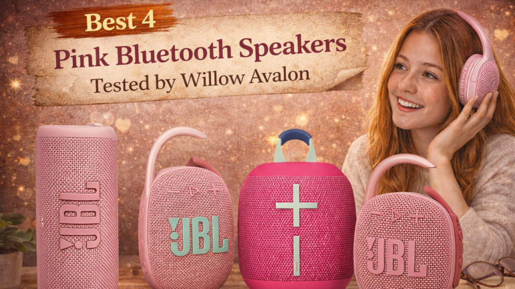 Best 4 Pink Bluetooth Speaker Tested by Willow Avalon