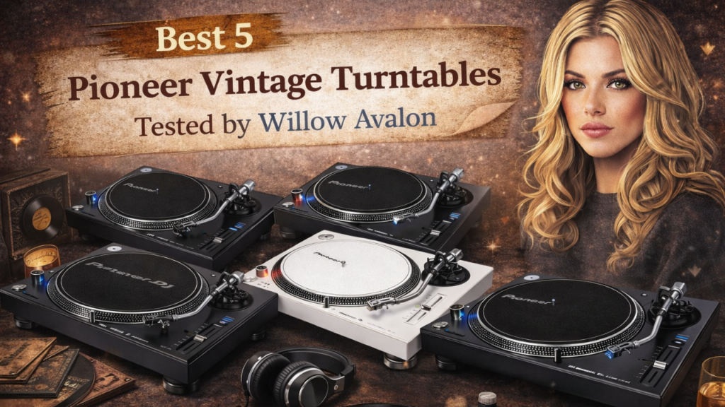 Best 5 Pioneer Vintage Turntables Tested by Willow Avalon
