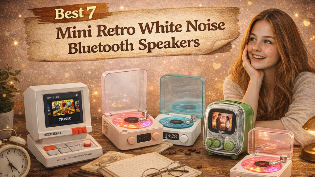 Best 7 Mini Retro White Noise Bluetooth Speakers