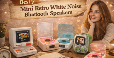 Best 7 Mini Retro White Noise Bluetooth Speakers