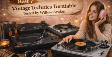 Best 7 Vintage Technics Turntable Tested by Willow Avalon