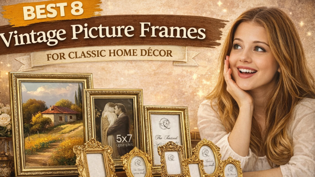 Best 8 Vintage Picture Frames for Classic Home Décor