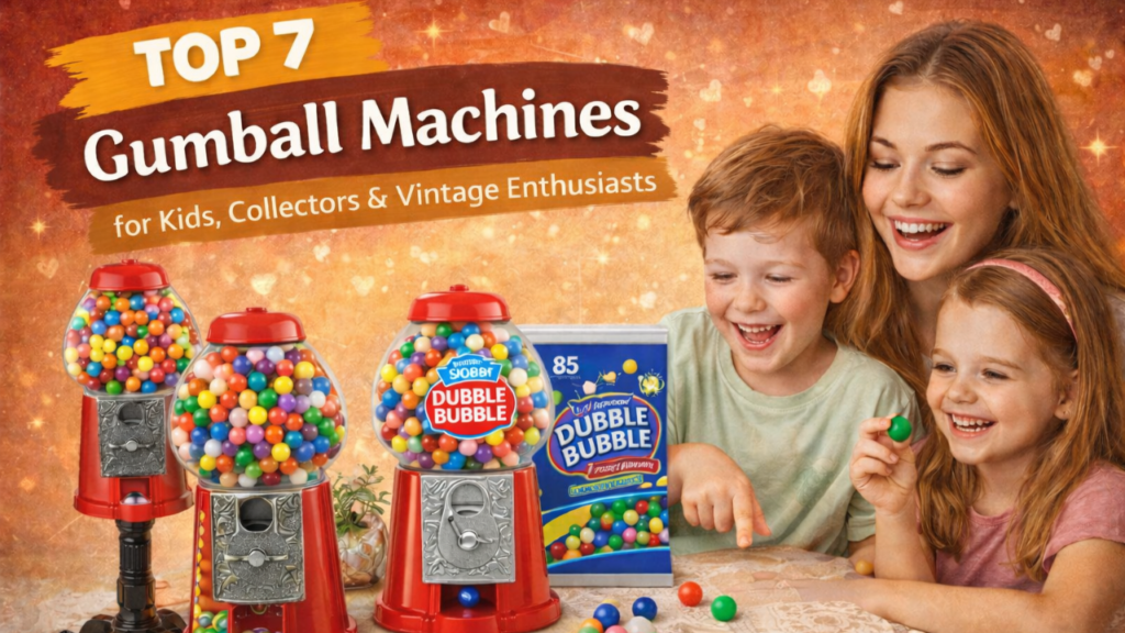 Top 7 Gumball Machines for Kids, Collectors & Vintage Enthusiasts