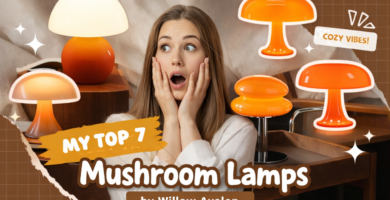 Top 7 Mushroom Lamps for Cottagecore, Retro & Minimalist Interiors