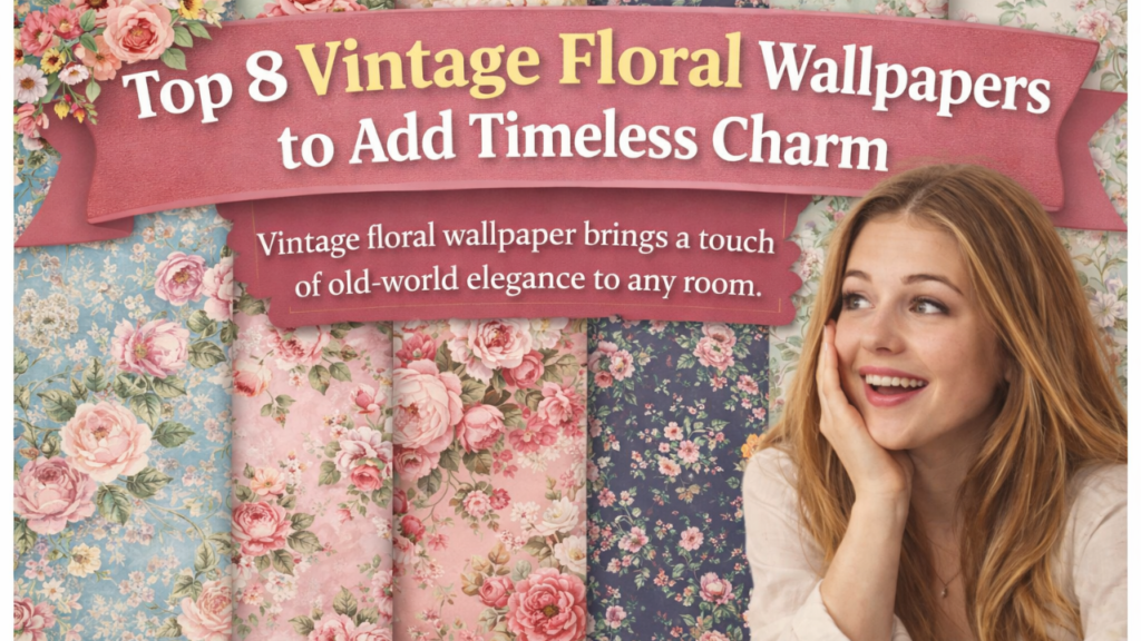 Top 8 Vintage Floral Wallpapers to Add Timeless Charm