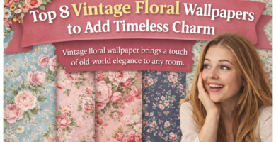 Top 8 Vintage Floral Wallpapers to Add Timeless Charm