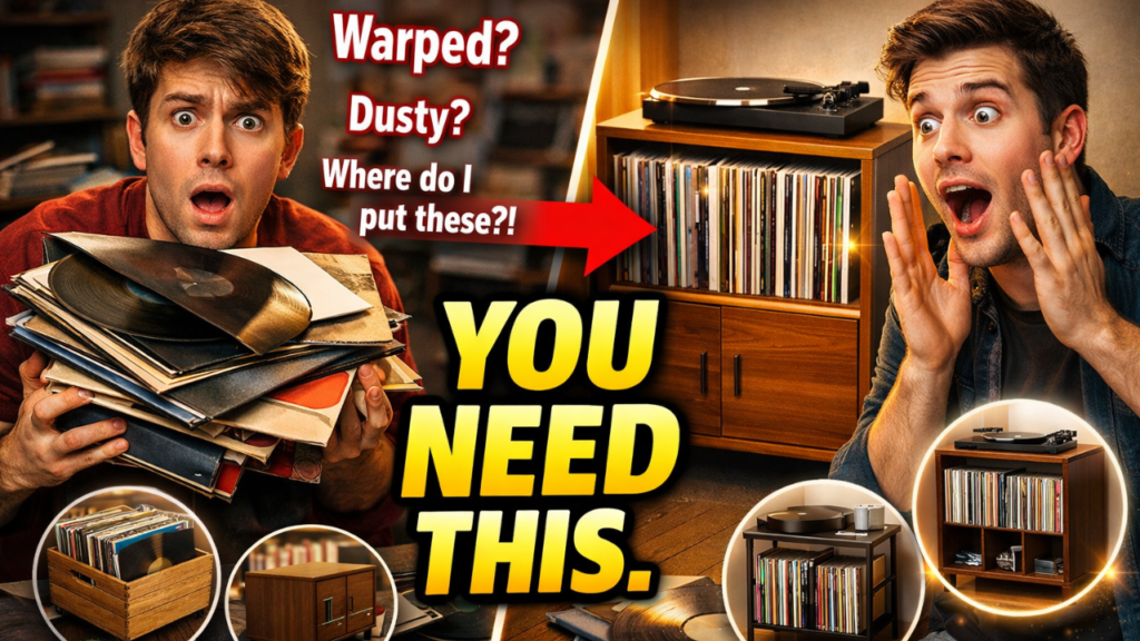 Top 8 Vinyl Record Storage Cabinets and Shelves for Safe, Stylish Organization