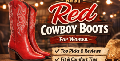 Top 8 red cowboy boots for women