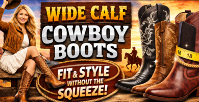 Wide Calf Cowboy Boots Women's Guide