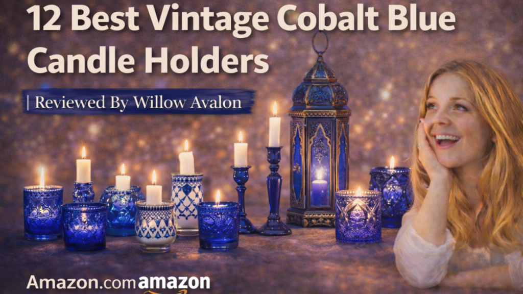 12 Best Vintage Cobalt Blue Candle Holders