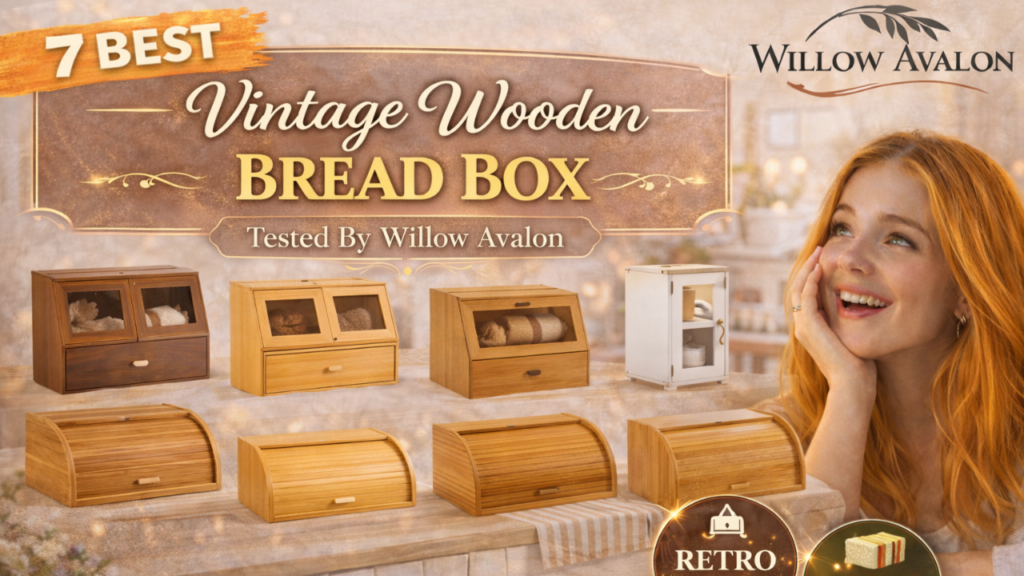 7 Best Vintage Wooden Bread Box