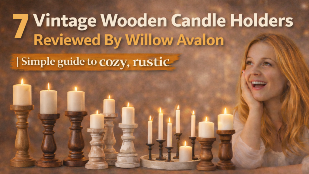 7 Vintage Wooden Candle Holders Reviewed By Willow Avalon