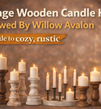 7 Vintage Wooden Candle Holders Reviewed By Willow Avalon