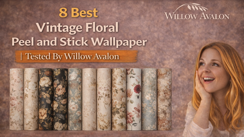 8 Best Vintage Floral Peel and Stick Wallpaper