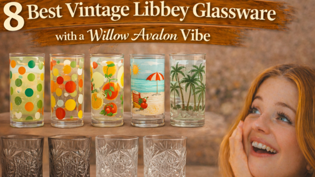 8 Best Vintage Libbey Glassware with a Willow Avalon Vibe