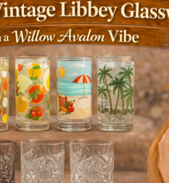 8 Best Vintage Libbey Glassware with a Willow Avalon Vibe