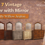 Best 7 Vintage Dresser with Mirror Tested By Willow Avalon