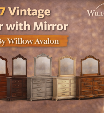 Best 7 Vintage Dresser with Mirror Tested By Willow Avalon