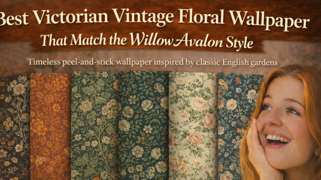 Best Victorian Vintage Floral Wallpaper That Match the Willow Avalon Style