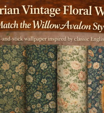 Best Victorian Vintage Floral Wallpaper That Match the Willow Avalon Style