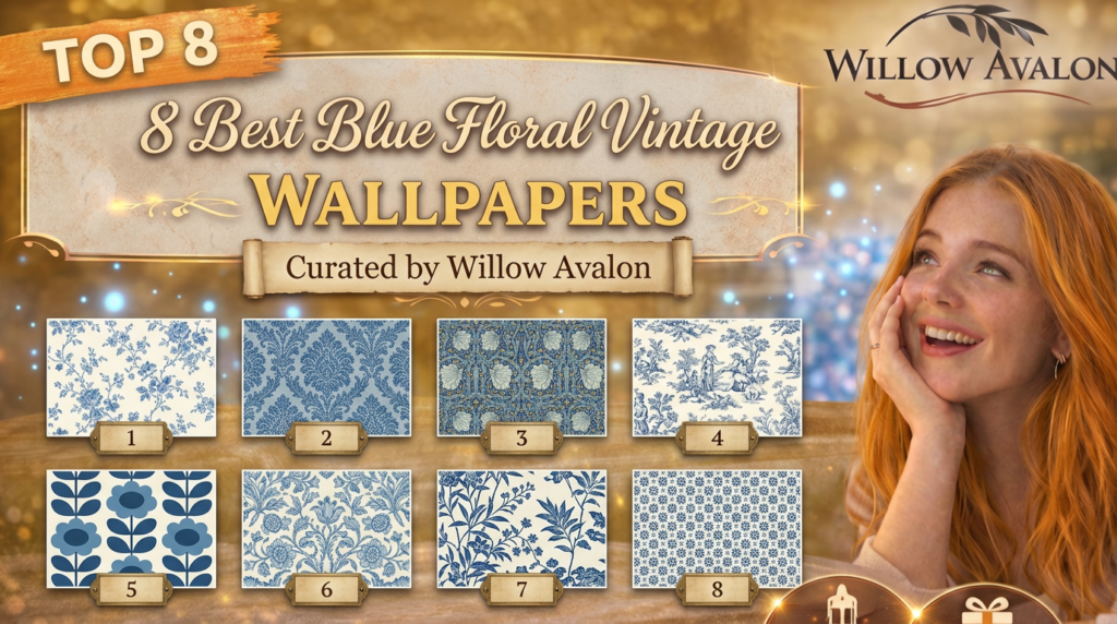 Discover the Best 8 Blue Floral Vintage Wallpaper