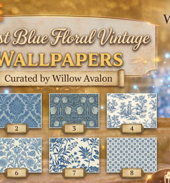 Discover the Best 8 Blue Floral Vintage Wallpaper